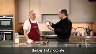 How to make the best hot chocolate using Aerolatte milk frother  wwwaolcookshopcouk [upl. by Ahsikal]