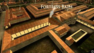 Animation of ancient Roman Fort in Caerleon Wales [upl. by Aitam]