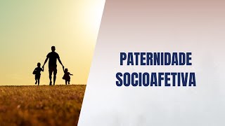 Paternidade socioafetiva [upl. by Nilpik593]