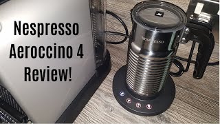 Nespresso Aeroccino 4 Milk Frother Review  Worth upgrading from the Aeroccino 3 [upl. by Bates]