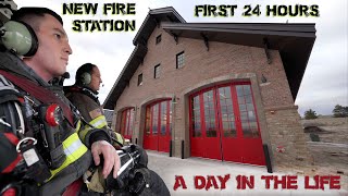 First 24 Hours in a New Fire Station  A Day in the Life [upl. by Dnaltroc]