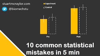 Ten Statistical Mistakes in 5 Min [upl. by Yedarb272]