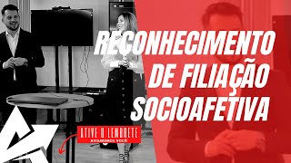 DIREITO DE FAMÍLIA Reconhecimento de filiação socioafetiva [upl. by Niwhsa418]