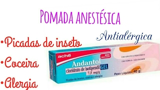 Resenha PomadaAndantol Gel [upl. by Atinauj]