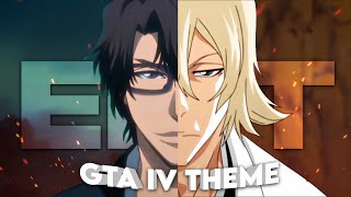 Aizen x Urahara  GTA IV Theme Edit [upl. by Weider]